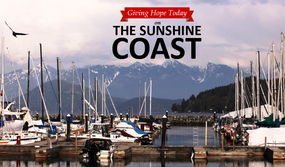 Sunshine coast ministries written on an image showcasing boats in a sea